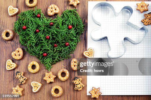 Baking For Xmas High-Res Stock Photo - Getty Images