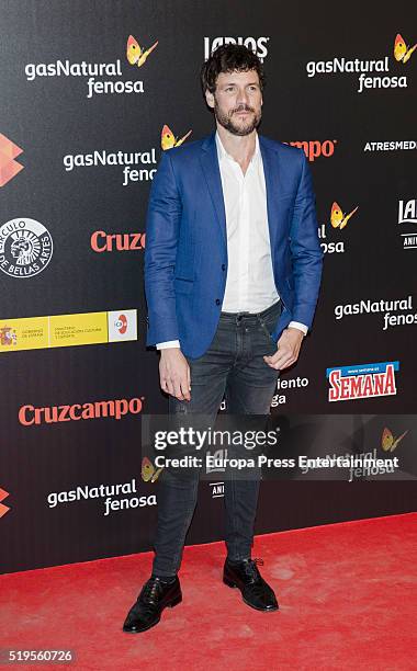 Daniel Grao attends the Malaga Film Festival 2016 presentation cocktail at Circulo Bellas Artes on April 6, 2016 in Madrid, Spain.