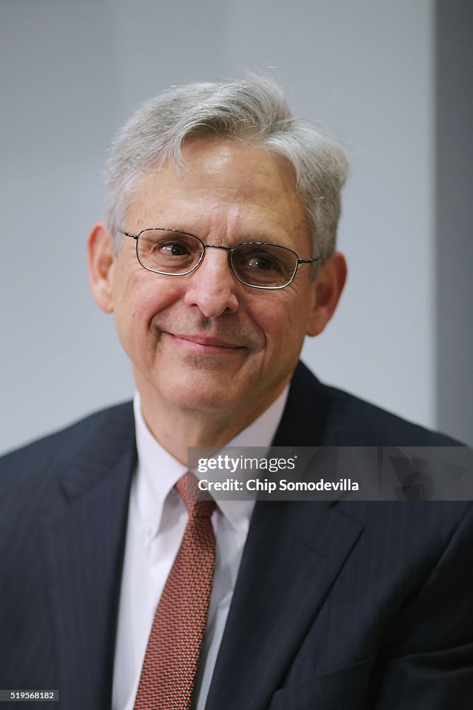 Supreme Court Nominee Merrick Garland Meets With Democratic Lawmakers On Capitol Hill