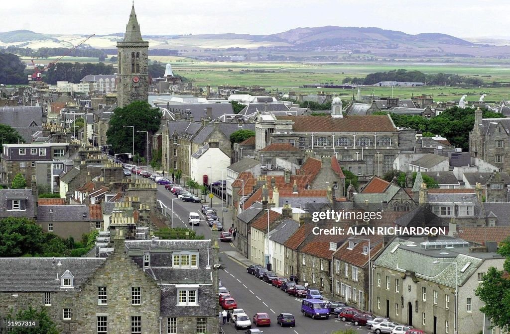 This undated file photo shows St Andrews, the univ