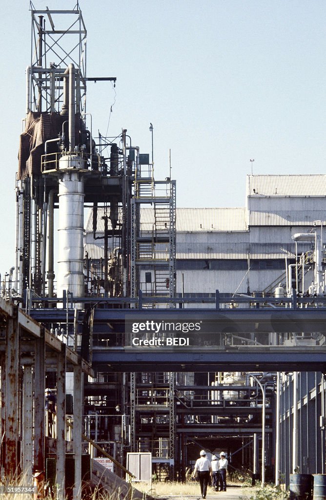 Picture dated 04 December 1984 of the Bhopal facto