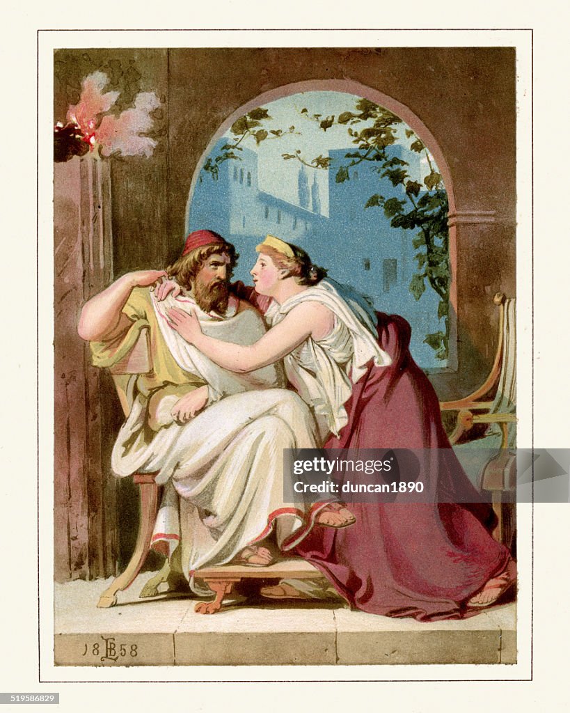 Ulysse Et Penelope Illustration Getty Images ulysse-et-penelope-illustration-getty-images