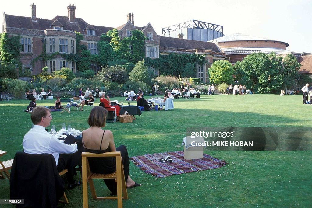Undated photo showing the grounds at Glyndebourne