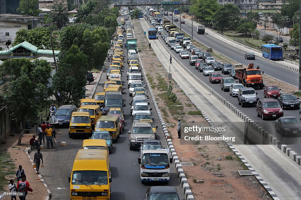 Fuel Shortages In Nigeria Cause Queues At Gas Stations