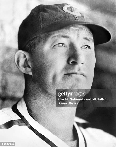 Gabby Hartnett of the Chicago Cubs poses for a portrait. Charles Leo Hartnett played for the Cubs from 1922-40.