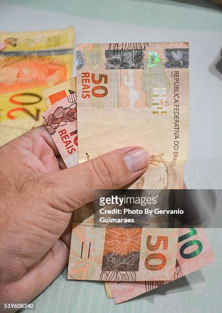 brazilian money - aposentadoria 個照片及圖片檔