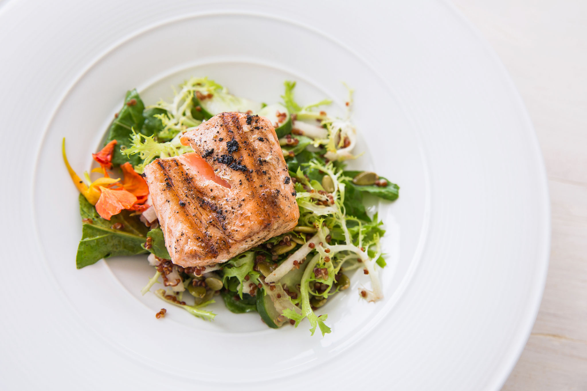 grilled fish salad