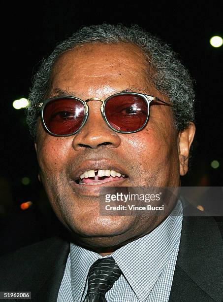 Actor Clarence Williams lll attends the Hallmark Channel's TCA Press Tour party on January 13, 2005 at The Ebell Club in Los Angeles, California.