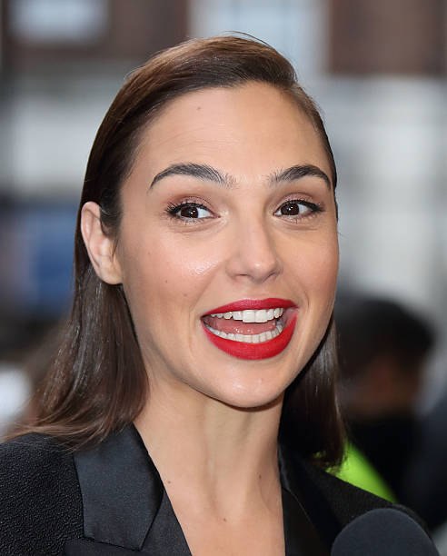 Gal Gadot arrives for the UK premiere of 'Criminal' at The Curzon Mayfair on April 7, 2016 in London, England.