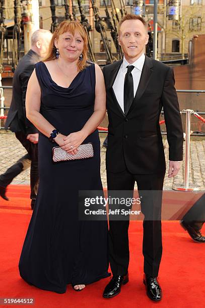 Dave Hagewood arrives for The British Academy Games Awards 2016 at Tobacco Dock on April 7, 2016 in London, England.