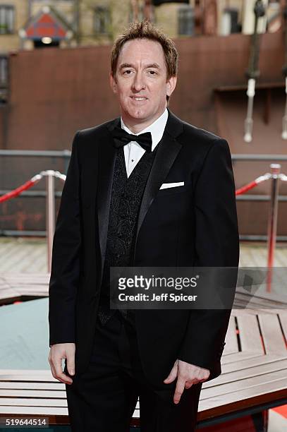 Paul Chaloner arrives for The British Academy Games Awards 2016 at Tobacco Dock on April 7, 2016 in London, England.