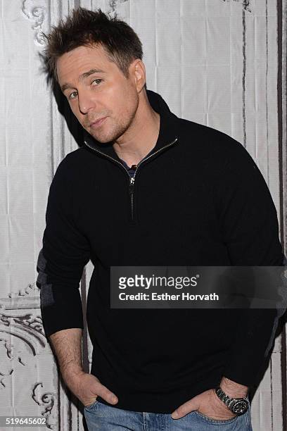 Sam Rockwell attends AOL Build Speakers Series - Sam Rockwell, "Mr. Right" at AOL Studios In New York on April 7, 2016 in New York City.
