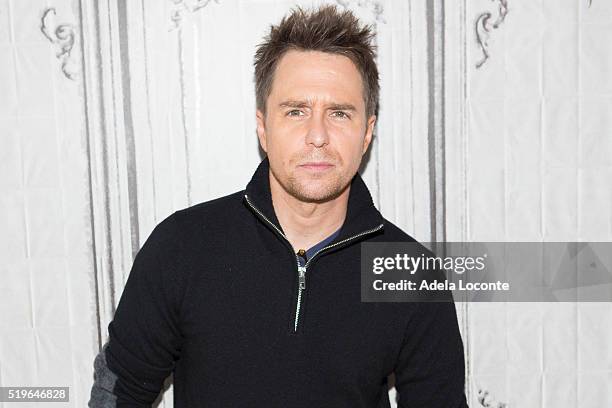 Sam Rockwell attends "Mr. Right" at AOL Studios In New York on April 7, 2016 in New York City.