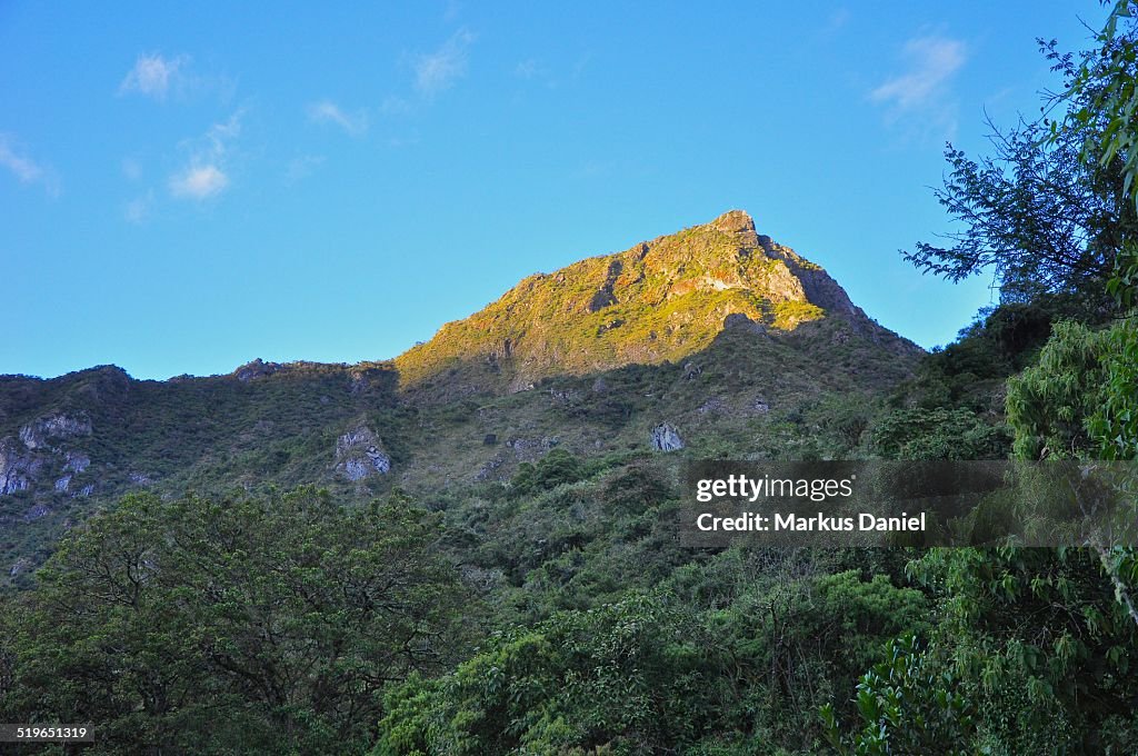 First Light at Machu Picchu Mountain