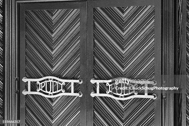 entrance door pull handles - speakeasy stock pictures, royalty-free photos & images