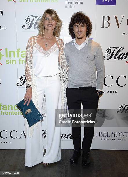 Arantxa de Benito and Agustin Etienne attend the 'Flamenco Solidario' party at Bucca on April 7, 2016 in Madrid, Spain.