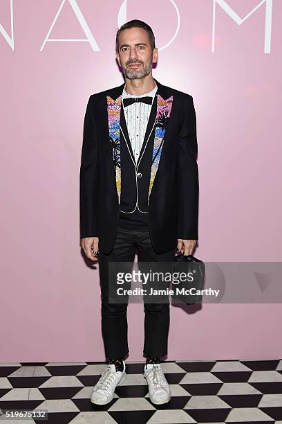 Designer Marc Jacobs attends as Marc Jacobs & Benedikt Taschen celebrate NAOMI at The Diamond Horseshoe on April 7, 2016 in New York City.