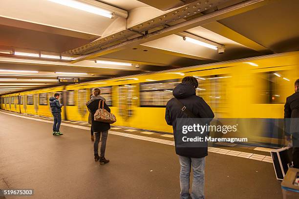 inside the metro - berlin subway stock pictures, royalty-free photos & images