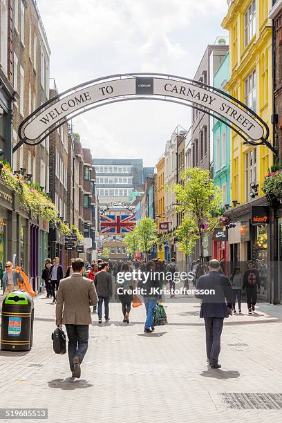 carnaby street - london - carnaby street stock pictures, royalty-free photos & images