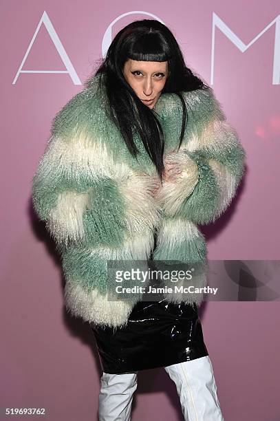Ladyfag attends as Marc Jacobs & Benedikt Taschen celebrate NAOMI at The Diamond Horseshoe on April 7, 2016 in New York City.