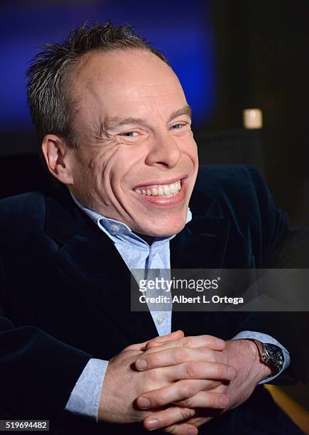 Actor Warwick Davis at the Official Opening Of "The Wizarding World Of Harry Potter" At Universal Studios Hollywood held at Universal Studios...