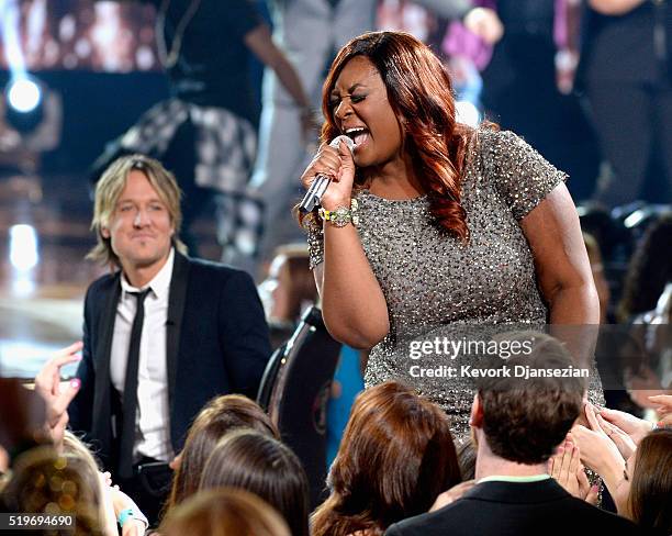 Singer Candice Glover performs onstage during FOX's "American Idol" Finale For The Farewell Season at Dolby Theatre on April 7, 2016 in Hollywood,...