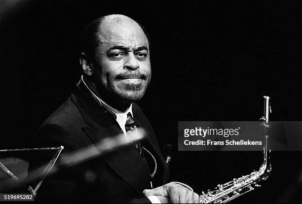 Archie Shepp, tenor saxophone-vocal, performs on January 20th 1991 at the BIM huis in Amsterdam, Netherlands.