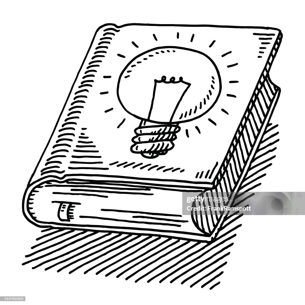 Book Of Ideas Lightbulb Drawing