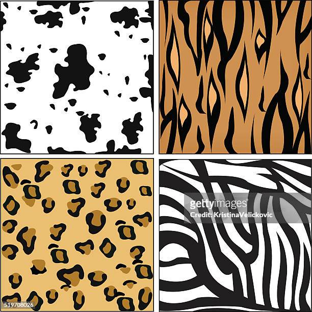 ilustraciones, imágenes clip art, dibujos animados e iconos de stock de patrón de piel animal - piel leopardo