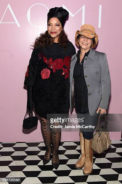 Actress Grace Hightower and guest attend as Marc Jacobs & Benedikt Taschen celebrate NAOMI at The Diamond Horseshoe on April 7, 2016 in New York City.