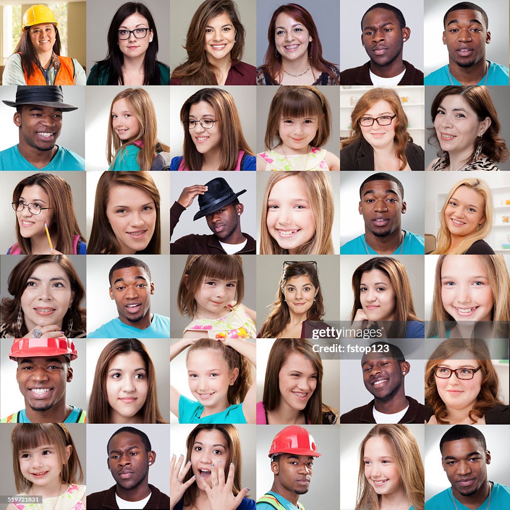 Different Raze People Of Different Ethnicities