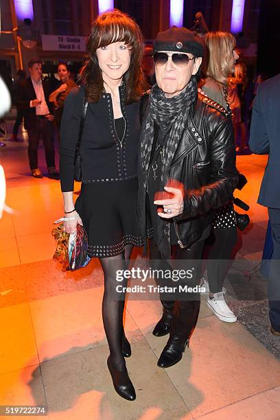 Klaus Meine and his wife Gabi Meine attend the Echo Award 2016 after show party on April 07, 2016 in Berlin, Germany.