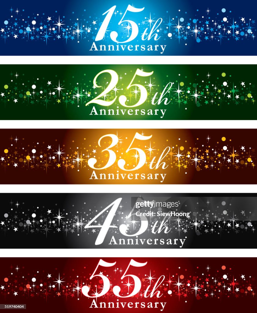 Anniversary Banners