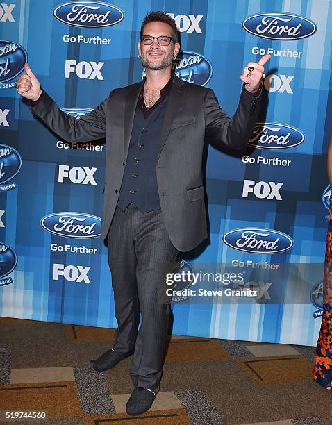 Bo Bice arrives at the FOX's "American Idol" Finale For The Farewell Season at Dolby Theatre on April 7, 2016 in Hollywood, California.