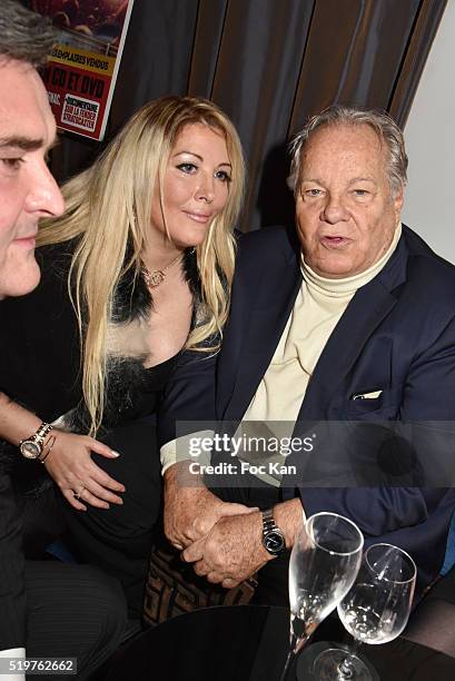 Joachim Murat, Loana and Massimo Gargia attend 'Guitar Tribute' by Golden disc awarded Jean Pierre Danel at Hotel Burgundy on April 7, 2015 in Paris;...