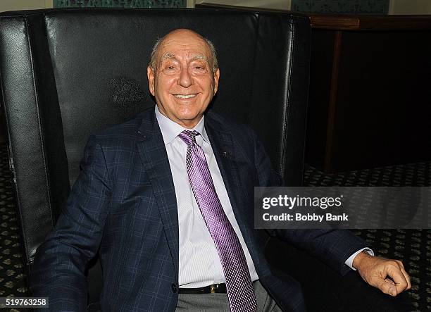 Basketball top analyst Dick Vitale attends the 2016 New Jersey Hall Of Fame Induction Ceremony at Asbury Park Convention Center on April 7, 2016 in...