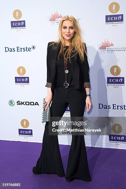 Alexa Feser attends the Echo Award 2016 on April 7, 2016 in Berlin, Germany.