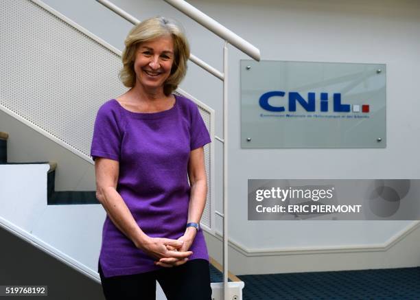 Isabelle Falque-Pierrotin, head of France's information technology watchdog the National Commission for Information Technology and Civil Liberties ,...