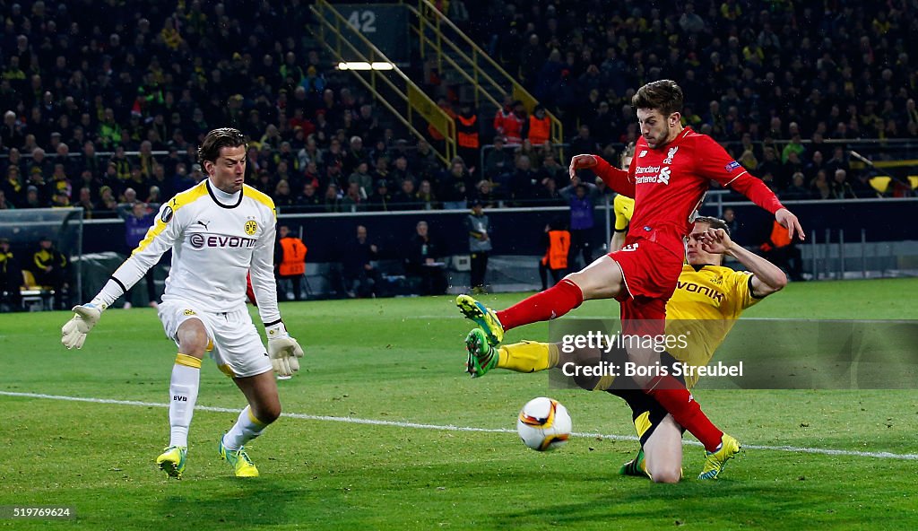 Borussia Dortmund v Liverpool - UEFA Europa League Quarter Final: First Leg