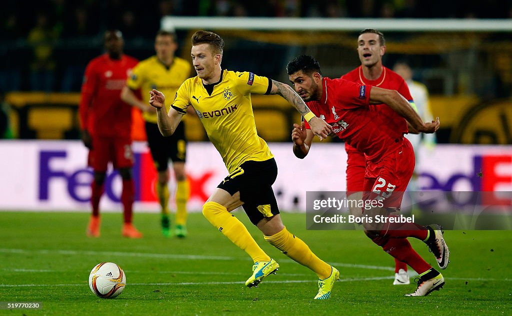 Borussia Dortmund v Liverpool - UEFA Europa League Quarter Final: First Leg