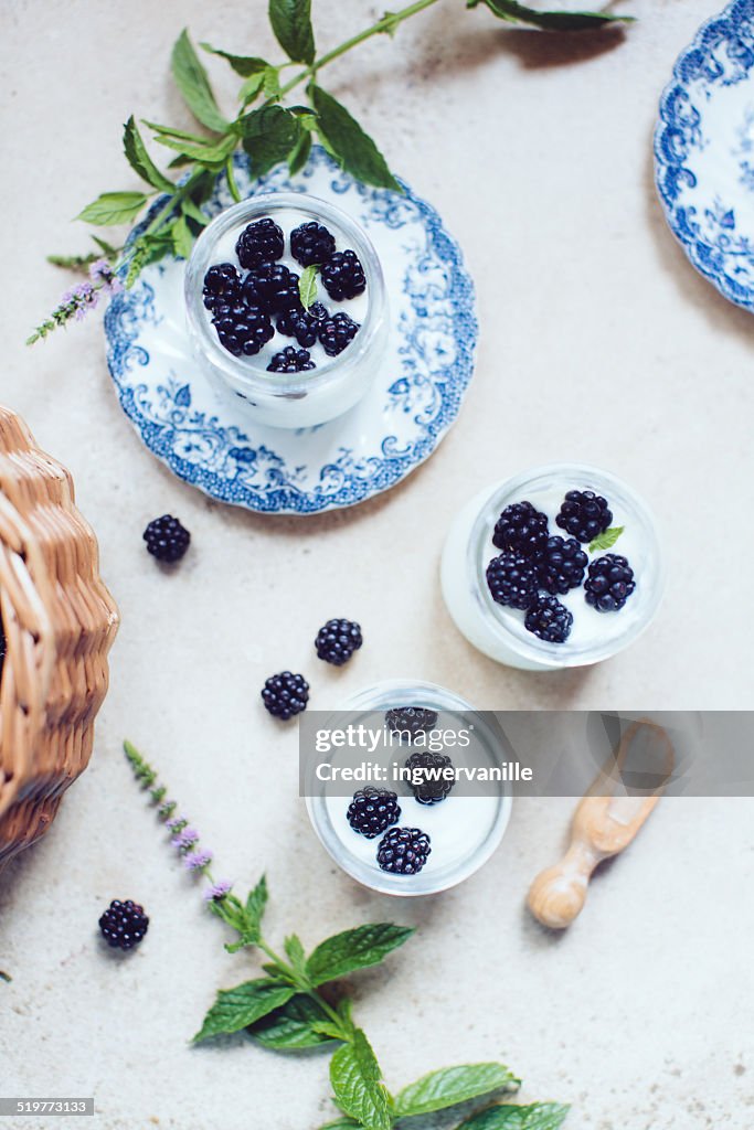 Yoghurt with berries