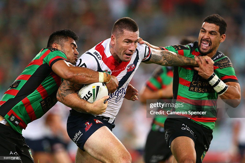NRL Rd 6 - Rabbitohs v Roosters