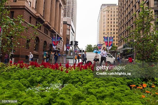 martin place, sydney australia - martin place sydney stock pictures, royalty-free photos & images