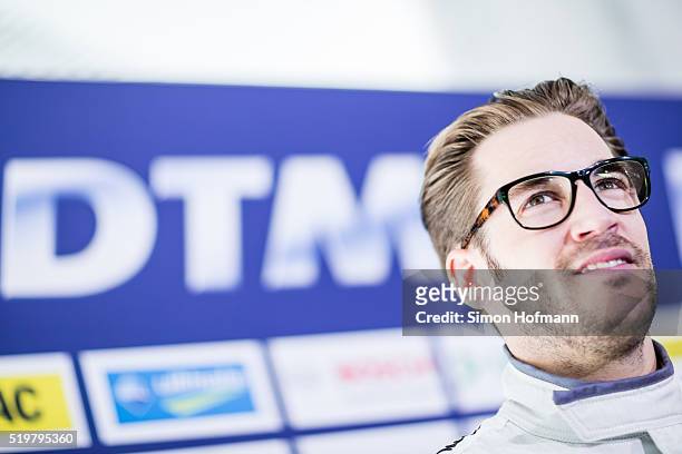 Maximilian Goetz of Mercedes-AMG DTM Team HWA attends during DTM Media Day at Hockenheimring on April 8, 2016 in Hockenheim, Germany.