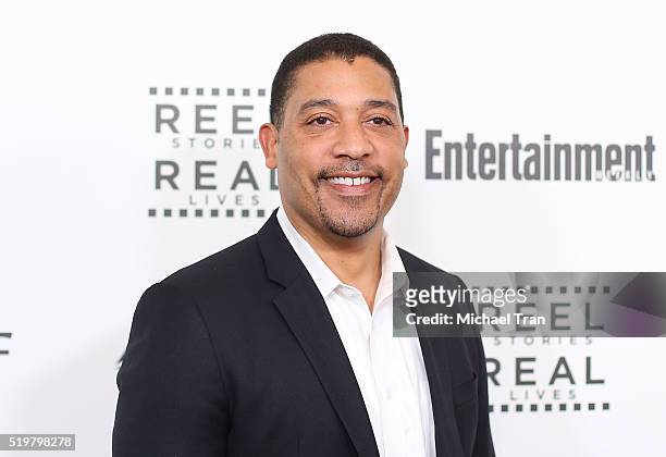 David White arrives at the 5th Annual Reel Stories, Real Lives Benefiting MPTF held at Milk Studios on April 7, 2016 in Los Angeles, California.