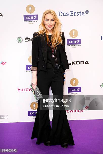 Alexa Feser attends the Echo Award 2016 on April 07, 2016 in Berlin, Germany.