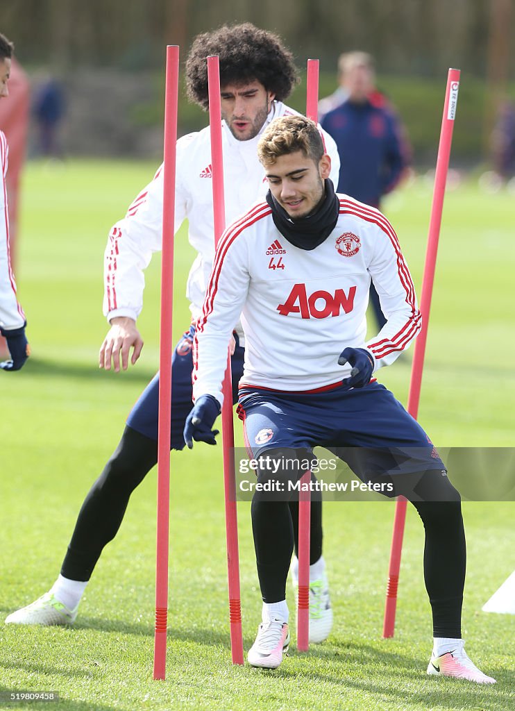 Manchester United Training and Press Conference