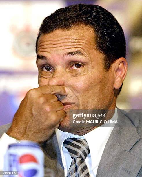 Wanderley Luxemburgo former trainer of the Brazilian football selection, is presented as the new technical director of the Corinthians in Sao Paulo,...
