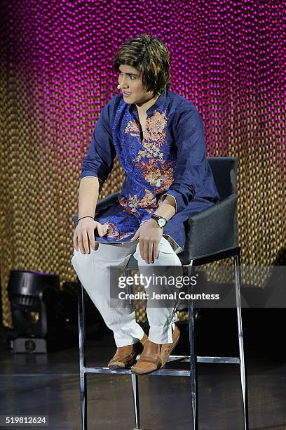 Squash Player Maria Toorpakai Wazir speaks onstage at The Winner during Tina Brown's 7th Annual Women in the World Summit at David H. Koch Theater at...