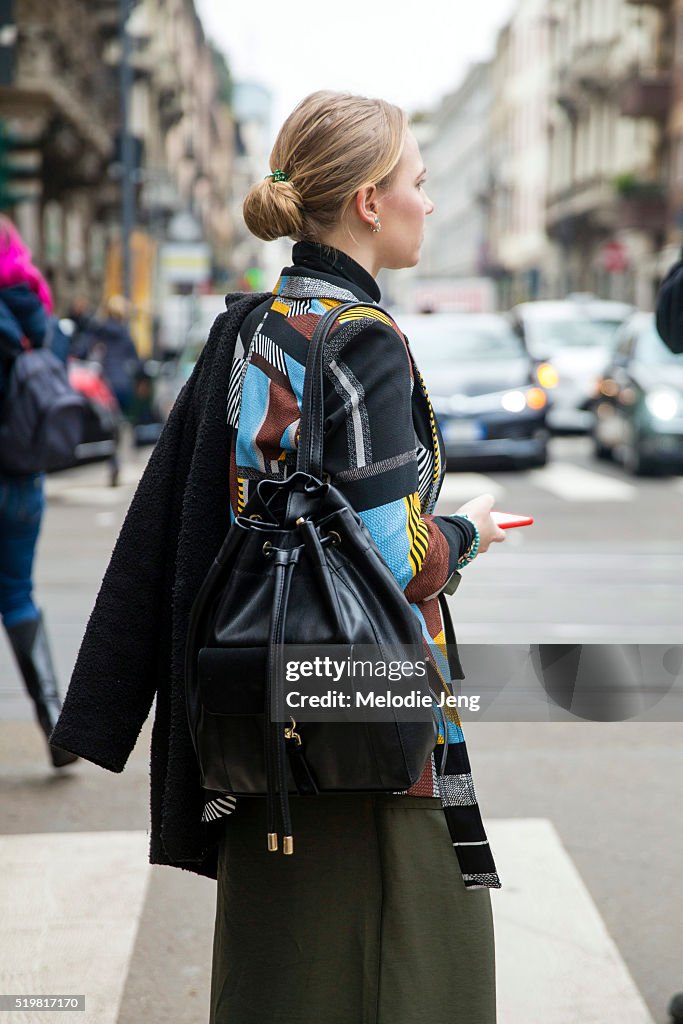 Street Style: February 26 - Milan Fashion Week Fall/Winter 2016/17